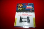 Revell/ Monogram tiger Slot Car Performance Parts  Green Wheel, Tire, Axle Assembly