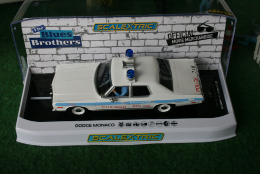 Scalextric 1:32 Bluesbrothers Dodge Monaco Chicago Police Artikelnummer: C4407