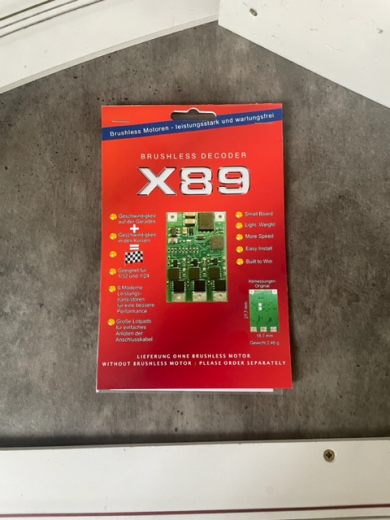 Brushless Decoder X89 Artikelnummer #978901