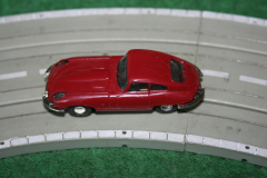 Faller AMS: Sehr schöner Jaguar E in rot gebraucht mit Flachankermotor  Artnr. 4853